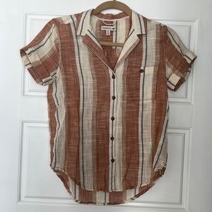 Toad & Co short sleeved 100% organic top